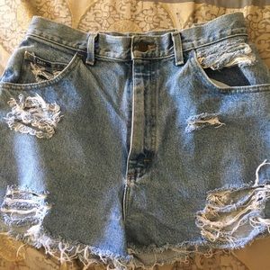 LEE High wasted jean shorts
